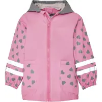 Playshoes Funktionsjacka 'Katze' antracit / mörkgrå / rosa / vit