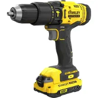 Stanley Slagskruvdragare / borr SFMCD711C2K-QW; 18 V; 2x1,5 Ah batt.