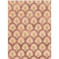 FRAAI Vintagematta | Sage Pattern Terrakotta | 180x280cm | Terra | Cotton | Rektangel | Inomhusmattor