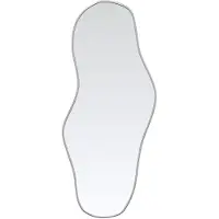vidaXL Väggspegel silver 80x35 cm