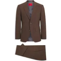 HUGO Two-piece slim-fit suit in a stretch wool blend