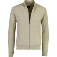 Casamoda Cardigan Med Dragkedja Hybrid Vadderad Beige Brun Taupe Storek