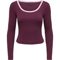 ONLY T-shirt 'ONLVAL' bär / rosé