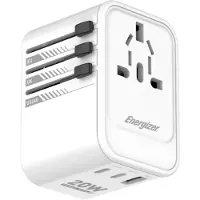Energizer 20 W reseladdare med dubbla USB-C- och USB-A-uttag