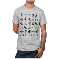 Cid Harry Potter Icons T-shirt Med Korta ärmar