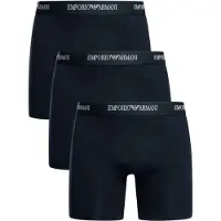 Emporio Armani för män. EM000261_AF14132 Set 3 Boxers Day marin (M), Hemkläder, Bomull, Marino