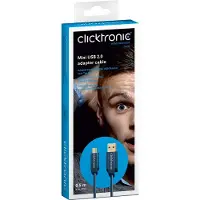 ClickTronic USB 2.0 till USB-A Mini-B - 0 5 m