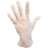 BJZ A-2807 ESD-handske antistatisk, latexfri, puderfri Storlek: S PVC