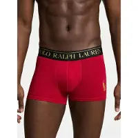 Ralph Lauren Boxershorts guldgul / röd / svart