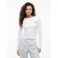 Tommy Hilfiger Heritage Ribbed Long Sleeve Lounge T-Shirt