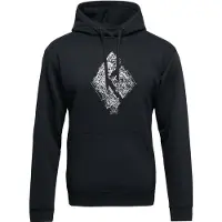 Black Diamond - Klätterkläder - M Engineered Diamond Po Hoody Black för UnisexBomull - Storlek S - Svart