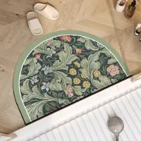 Yiran Furniture Amerikansk Halvcirkelformad Badrumsmatta Diatomacéjord Vattenabsorptionsdyna Badrum Halkfri Fotmatta Toalett Badrum Badrumsdörrmatta 40 * 60CM