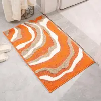 Yiran Furniture Dopaminessen Moss Flocking Badrum Halkfri Matta Absorberande Golvmatta Dörrmatta Halkfri Golvmatta Sovrumsmatta 50x80cm