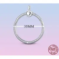 YIRAN Jewelry Minimalism Silverfärg O Hänge O Berlock Passande Halsband Diy För Kvinnor Smycken Jubileumspresent
