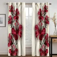 Yiran Furniture Vintage Blommiga Mode Tryckta Gardiner, Kanalgardiner, Sovrum, Arbetsrum, Vardagsrum Dekorativa Gardiner, Kan Anpassas W50xH140(CM)x2PCS&Grommet Top