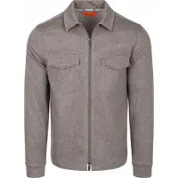 Suitable Overshirt Billy Houndstooth Tabacco Brun Grå Storlek