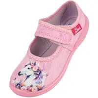 Beck Lära-gå-sko 'Fairy Horse' gul / lavendel / rosa / vit
