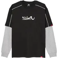 Quiksilver Yg Double Layer T-Shirt black, XL
