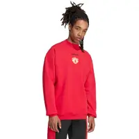 Adidas Manchester United Sweatshirt EQT - Röd - , storlek Large