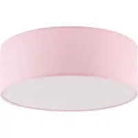 TK Lighting Taklampa Rondo Kids , dimbar, Violett / rosa / rosè, Barnrum, Textil / tyger / siden, Modern, Taklampa