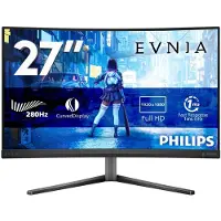 Philips Evnia 5000 27M2C5200W - LED-skärm - spel - böjd - 27 - 1920 x 1080 Full HD (1080p) @ 280 Hz - Fast VA - 300 cd/m² - 4000:1 - HDR10 - 0.3 ms - 2xHDMI, DisplayPort - mörk skiffer
