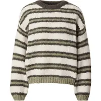 Vero Moda Tröja 'VMMAYBE' grön / äpple / vit