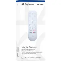 Sony Playstation Media Remote - Fjernstyrning - infraröd - vit - för Playstation 5