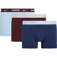 Nike Underwear Boxershorts 'Everyday' ljusblå / mörkblå / burgunder / vit