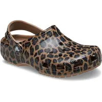 Crocs Öppna skor 'Classic' brun / rostbrun / svart