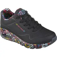SKECHERS Låg sneaker 'Loving Love' blå / gul / rosa / svart