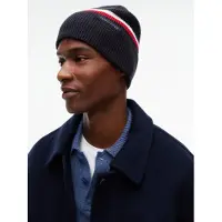 Tommy Hilfiger Wool Blend Global Stripe Beanie