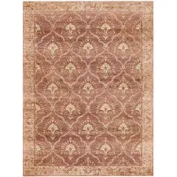 FRAAI Vintagematta | Sage Grid Terrakotta | 80x150cm | Terra | Cotton | Rektangel | Inomhusmattor