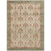 FRAAI Vintagematta | Sage Grid Grön | 160x230cm | Grön | Cotton | Rektangel | Inomhusmattor