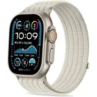 Tech-Protect nylonarmband - Apple Watch 8/9/10/11/SE/Ultra - 44/45/46/49mm - Stjärnljus