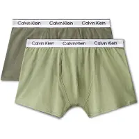 Calvin Klein 2 Pack Boys Trunks Icon Cotton Stretch