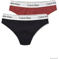 Calvin Klein Underwear String ljusgrå / mandarin / svart / vit
