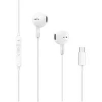 Tech-Protect Ultraboost Core G4 USB-C-hörlurar med sladd - Vit