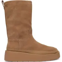 Calvin Klein Suede Water Repellent Platform Boots