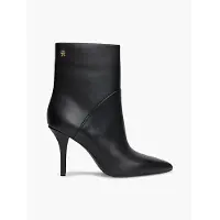 Tommy Hilfiger Leather Pointed Toe Heeled Ankle Boots