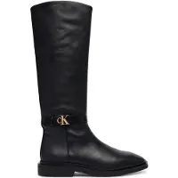 Calvin Klein Leather Signature Knee High Boots