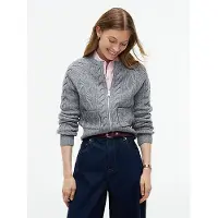 Tommy Hilfiger Wool Blend Cable Knit Slim Cardigan