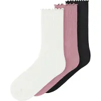 Name It Kids Strumpor - NkfOfanti - 3-pack - Cloaud Dancer/Lilac - - 37/39 - Strumpor