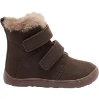Bisgaard Vinterkängor - Emil Lamm - Barfota - Dark Brown - - 25 - Vinterkängor