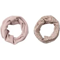 Wheat Halsvärmare - 2-pack - Ull - Arta - Pale Lilac Blommor - - One Size - Halsvärmare