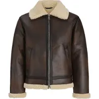 Jack & Jones Övergångsjacka 'JORNorrebro' kräm / choklad