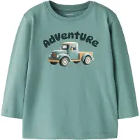 Name It Mini Tröja - NmmObrian - Olja Blue - - 4 år (104) - Tröja
