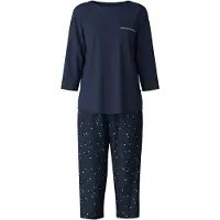 Calida Pyjamas marinblå / äggskal
