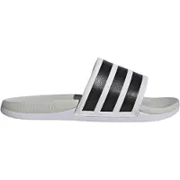 Adidas Pantolette 'ADILETTE COMFORT 2.0' svart / vit