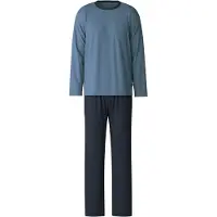 Calida Pyjamas lång blå / mörkblå