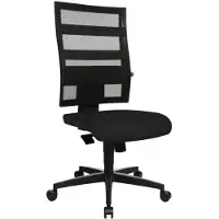 Topstar X-Pander - Stol - uppgift - svängtapp - Trevira CS - svart